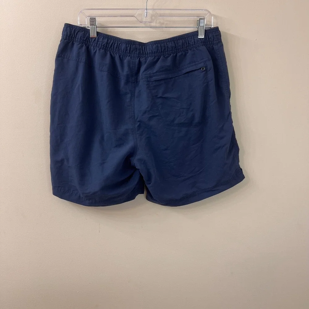 The North Face Mens Class V Pull On Navy Blue Quick Dry Hiking Swim Shorts Large